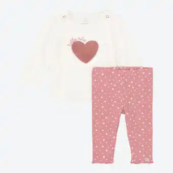 NKD Baby-Newborn-Mädchen-Set mit Herzstickerei, 2-teilig Angebot
