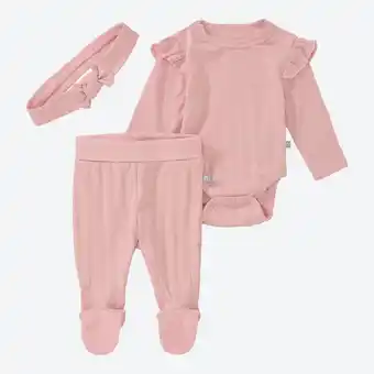 NKD Baby-Newborn-Mädchen-Set mit Ajour, 3-teilig Angebot