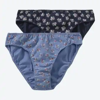 NKD Damen-Minislip mit Blumenmuster, 2er-Pack Angebot