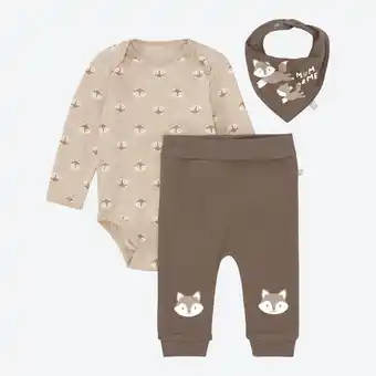NKD Baby-Newborn-Jungen-Set mit Fuchs-Motiv, 3-teilig Angebot