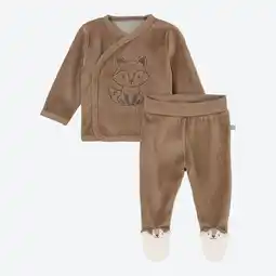 NKD Baby-Newborn-Jungen-Set mit Fuchs-Stickerei, 2-teilig Angebot