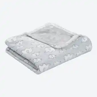 NKD Baby-Newborn-Fleece-Decke mit Elefantenprägung Angebot