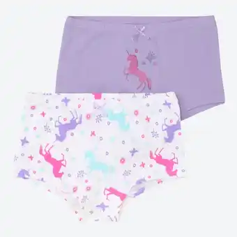 NKD Kinder-Mädchen-Panty mit Print, 2er-Pack Angebot