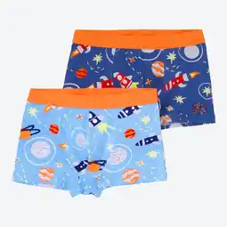 NKD Kinder-Jungen-Retroshorts mit Raketen-Motiven, 2er-Pack Angebot