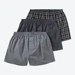 NKD Herren-Webboxershorts in verschiedenen Designs, 3er-Pack Angebot