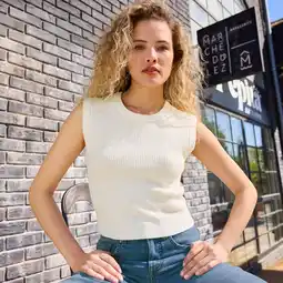 NKD Damen-Strickpullunder aus flauschigem Material Angebot