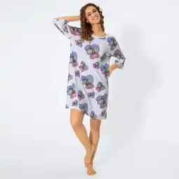 NKD Damen-Nachthemd mit Blumen-Muster Angebot