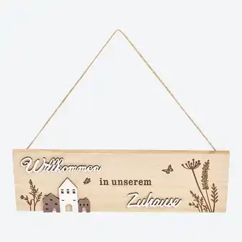 NKD Wanddeko-Schild mit Sprüchen, ca. 30x1x10cm Angebot