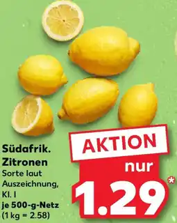 Kaufland Südafrik. Zitronen Angebot