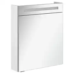 toom Baumarkt Fackelmann LED-Spiegelschrank 'B.Clever' weiß 60 x 70,6 x 15,8 cm Angebot
