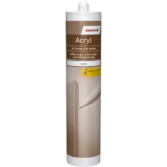 toom Baumarkt toom Acryl-Dichtstoff weiß 310 ml Angebot