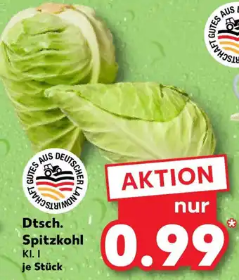 Kaufland Dtsch. Spitzkohl Angebot