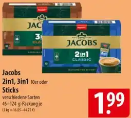Famila Nord Ost Jacobs 2in1, 3in1 oder Sticks Angebot