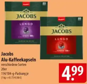 Famila Nord Ost Jacobs Alu-Kaffeekapseln Angebot