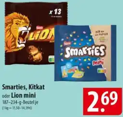 Famila Nord Ost Smarties, Kitkat oder Lion mini Angebot