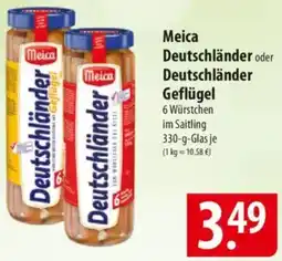 Famila Nord Ost Meica Deutschländer oder Deutschländer Geflügel Angebot