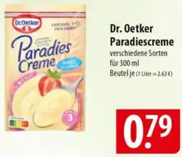 Famila Nord Ost Dr. Oetker Paradiescreme Angebot