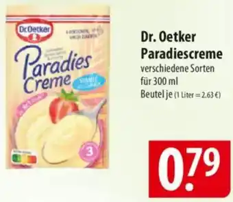Famila Nord Ost Dr. Oetker Paradiescreme Angebot