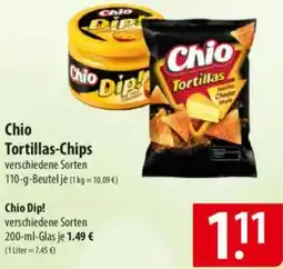 Famila Nord Ost Chio Tortillas-Chips oder Chio Dip! Angebot