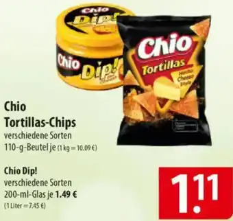Famila Nord Ost Chio Tortillas-Chips oder Chio Dip! Angebot