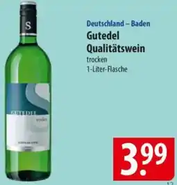 Famila Nord Ost Gutedel Qualitätswein Angebot