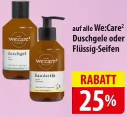 Famila Nord Ost We:Care² Duschgele oder Flüssig-Seifen Angebot