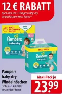 Famila Nord Ost Pampers baby-dry Windelhöschen Angebot