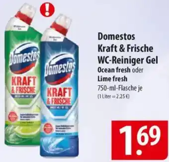 Famila Nord Ost Domestos Kraft & Frische WC-Reiniger Gel Angebot