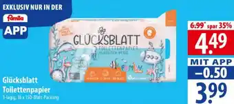 Famila Nord Ost Glücksblatt Toilettenpapier Angebot