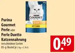 Famila Nord Ost Purina Gourmet Perle oder Perle Duetto Katzennahrung Angebot
