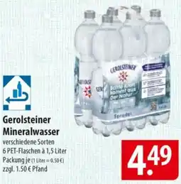 Famila Nord Ost Gerolsteiner Mineralwasser Angebot