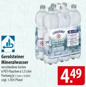 Famila Nord Ost Gerolsteiner Mineralwasser Angebot
