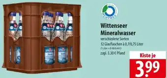 Famila Nord Ost Wittenseer Mineralwasser Angebot