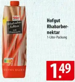 Famila Nord Ost Hofgut Rhabarbernektar Angebot