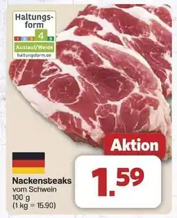 Famila Nord Ost Nackensteaks vom Schwein Angebot