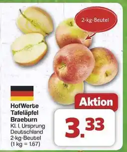 Famila Nord Ost HofWerte Tafeläpfel Braeburn Angebot