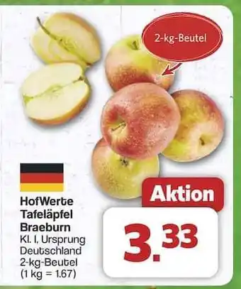 Famila Nord Ost HofWerte Tafeläpfel Braeburn Angebot