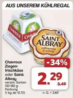 Famila Nord Ost Chavroux Ziegen-frischkäse oder Saint Albray Angebot