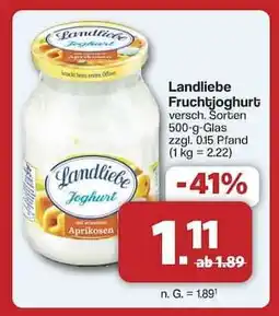 Famila Nord Ost LANDLIEBE Fruchtjoghurt Angebot