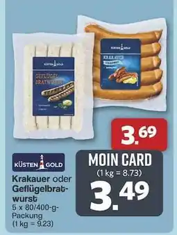 Famila Nord Ost Krakauer oder Geflügelbratwurst Angebot