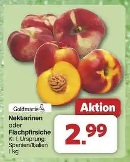 Famila Nord Ost Nektarinen oder Flachpfirsiche Angebot