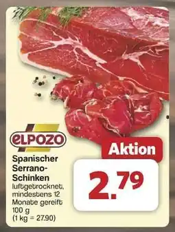 Famila Nord Ost Spanischer Serrano-Schinken Angebot