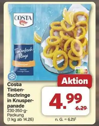 Famila Nord Ost Costa Tintenfischringe in Knusperpanade Angebot