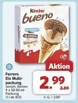 Famila Nord Ost Ferrero Eis Multipackung Angebot