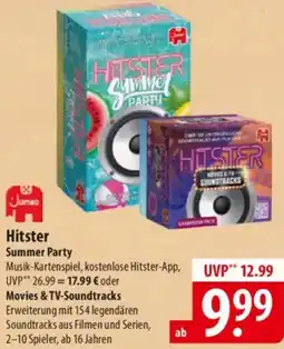 Famila Nord Ost Jumao Hitster Summer Party oder Movies & TV-Soundtracks Angebot