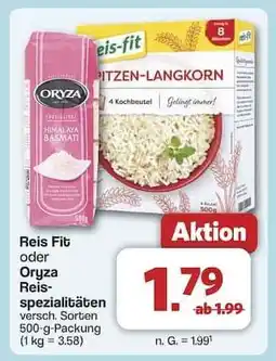 Famila Nord Ost Reis Fit oder Oryza Reisspezialitäten Angebot