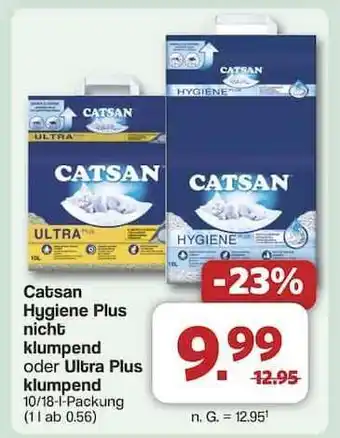 Famila Nord Ost Catsan Hygiene Plus oder Ultra Plus Angebot