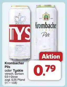 Famila Nord Ost Krombacher Pils oder Tyskie Angebot