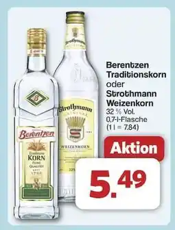Famila Nord Ost Berentzen Traditionskorn oder Strothmann Weizenkorn Angebot