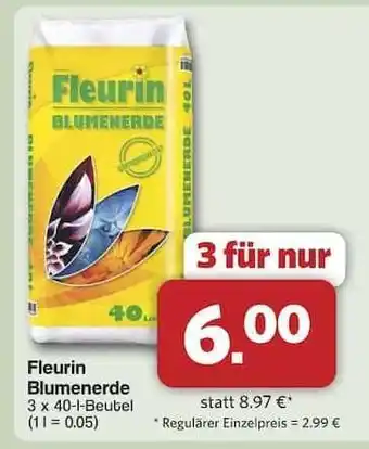 Famila Nord Ost Fleurin Blumenerde Angebot